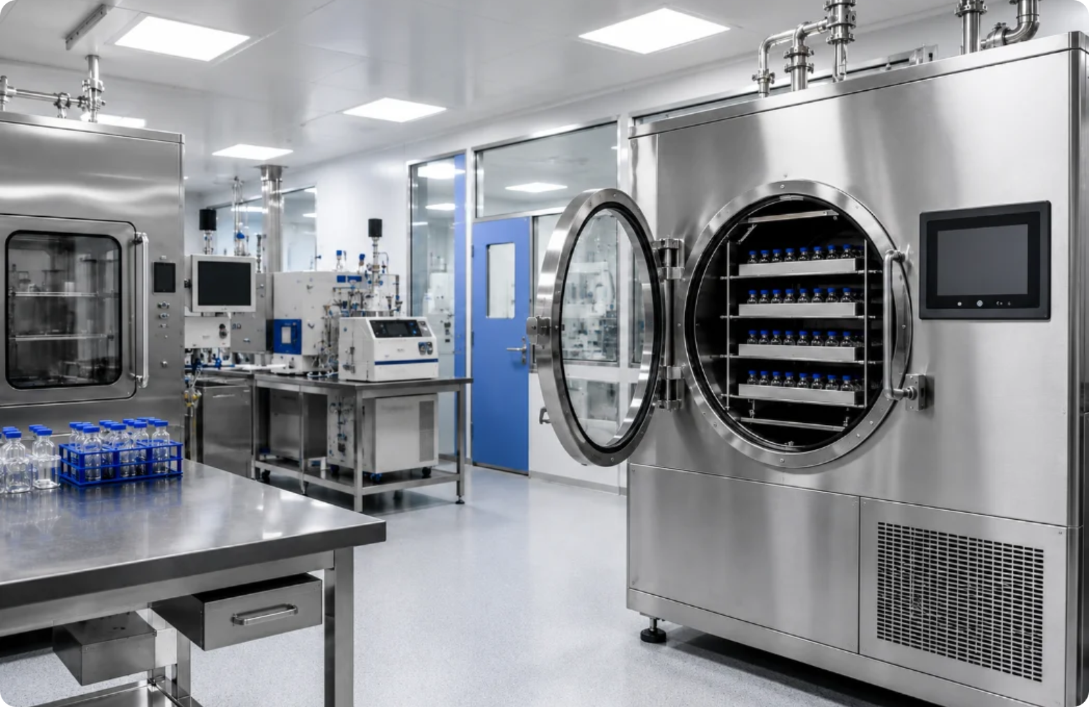 CoreyPauling laboratory and lyophilization facility